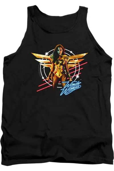 Gildan Wonder Woman 84 Space Poster Adult Tank Top In Black