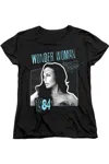 Gildan Wonder Woman 84 Space Poster Short Sleeve Women´s Tee / T-shirt In Black
