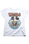 Gildan Wonder Woman 84 Star Circle Short Sleeve Women´s Tee / T-shirt In White