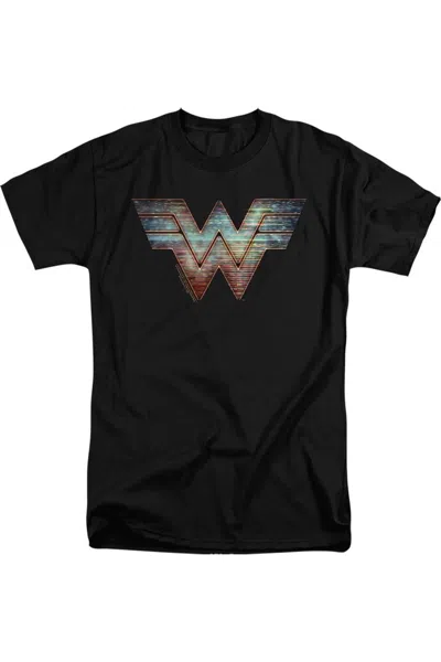 Gildan Wonder Woman 84 Static Logo Short Sleeve Adult Tall Tee / T-shirt In Black