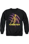 Gildan Wonder Woman 84 The Cheetah Adult Crewneck Sweatshirt In Black