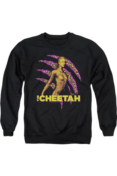 Gildan Wonder Woman 84 The Cheetah Adult Crewneck Sweatshirt In Black