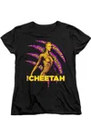 Gildan Wonder Woman 84 The Cheetah Short Sleeve Women´s Tee / T-shirt In Black