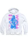 Gildan Wonder Woman 84 Truth Love And Justice Adult Pull Over Hoodie / Hooded Sweatshirt In White