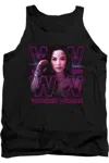 Gildan Wonder Woman 84 Vaporwave Wonder Woman Adult Tank Top In Black