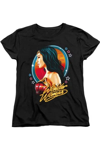 Gildan Wonder Woman 84 Warrior 84 Short Sleeve Women´s Tee / T-shirt In Black