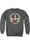 Gildan Wonder Woman 84 Woman Of Wonder Adult Crewneck Sweatshirt In Pink