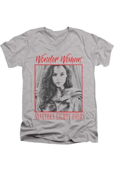Gildan Wonder Woman 84 Wonder Chic Short Sleeve Adult V Neck Premium Cotton Tee / T-shirt In Multi