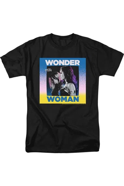 Gildan Wonder Woman 84 Wonder Duo Short Sleeve Adult Tee / T-shirt In Black