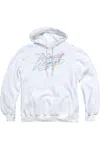 Gildan Wonder Woman 84 Wonder Fade Adult Pull Over Hoodie / Hooded Sweatshirt In White