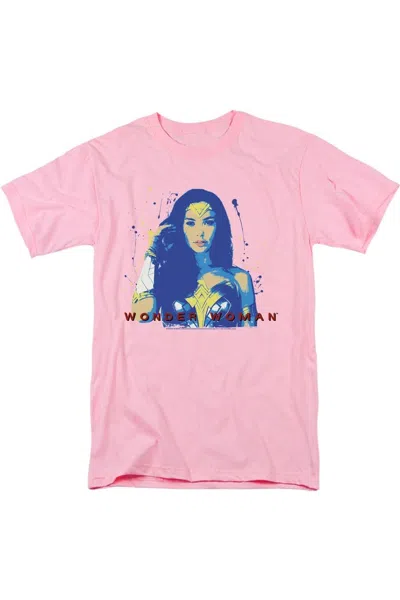 Gildan Wonder Woman 84 Wonder Glow Short Sleeve Adult Tee / T-shirt In Pink