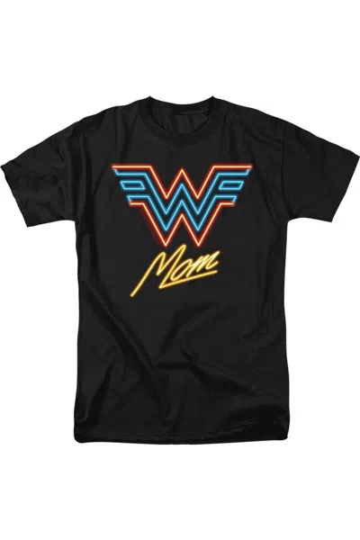 Gildan Wonder Woman 84 Wonder Mom Neon Short Sleeve Adult Tee / T-shirt In Blue