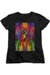Gildan Wonder Woman 84 Ww84 Poster Short Sleeve Women´s Tee / T-shirt In Black