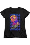 Gildan Wonder Woman 84 Ww84 Repeat Short Sleeve Women´s Tee / T-shirt In Black