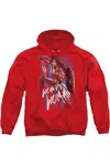 Gildan Wonder Woman Movie American Hero Adult Pull Over Hoodie / Hooded Sweatshirt In Red