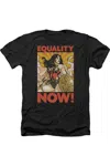 Gildan Wonder Woman Now Adult Heather Tee / T-shirt In Black