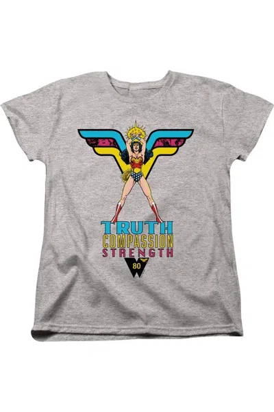 Gildan Wonder Woman Truth, Compassion, Strength Short Sleeve Women´s Tee / T-shirt In Multi