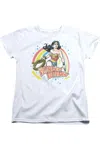 Gildan Wonder Woman Wonder Airbrush Short Sleeve Women´s Tee / T-shirt In White