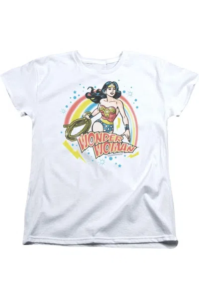Gildan Wonder Woman Wonder Airbrush Short Sleeve Women´s Tee / T-shirt In White
