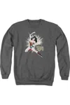 Gildan Wonder Woman Ww75 The Bracelets Of Submission Adult Crewneck Sweatshirt In Pink