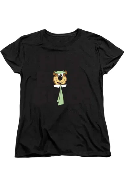Gildan Yogi Bear Hey Boo Boo Short Sleeve Women´s Tee / T-shirt In Black