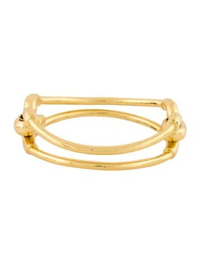 Pre-owned Giles & Brother Cortina Double Link Cuff, 6.5" In Multi