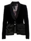 Giles Fitted Jacket In Black