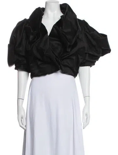 Pre-owned Giles Silk Jacket In Black