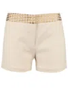 Giles Structured Shorts In Neutral