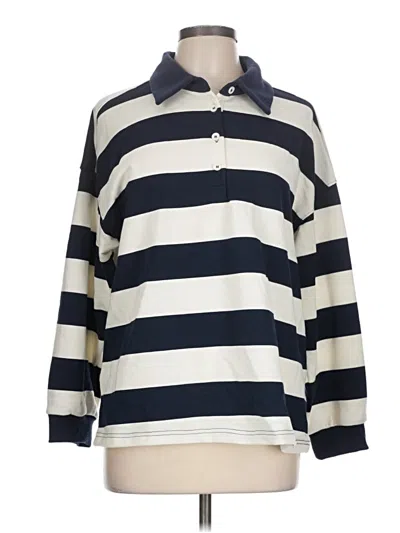 Pre-owned Gill 3/4 Sleeve Blouse In Ivory
