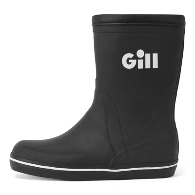 Gill Big Kids'  Short Cruising Rubber Boots In Black