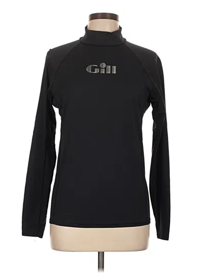 Pre-owned Gill Long Sleeve Turtleneck In Black