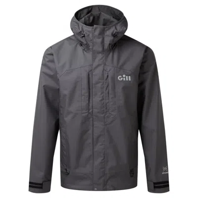 Gill Men's  Aspect Hooded Rain Jacket In Gray