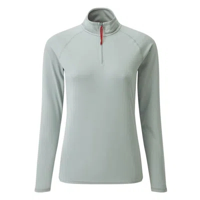 Gill Women's  Uv Tec Zip Long Sleeve 1/4 Zip In Gray