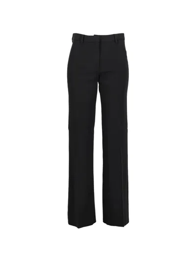 Pre-owned Gilles Dufour Flared Trousers In Black