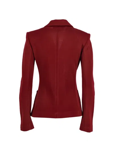 Pre-owned Gilles Dufour Tailored Wool Jacket In Red