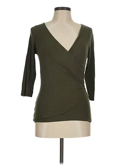 Pre-owned Gilli 3/4 Sleeve T-shirt In Green