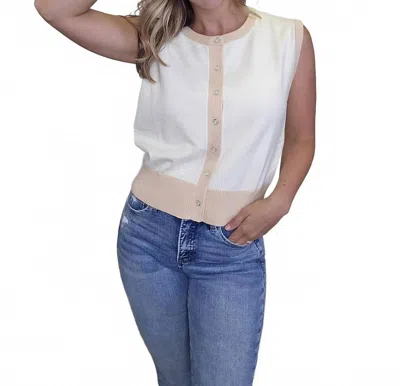 Gilli Bella Top In Multi In Blue