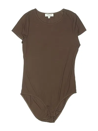 Pre-owned Gilli Bodysuit In Brown