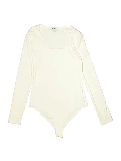 Pre-owned Gilli Bodysuit In Ivory