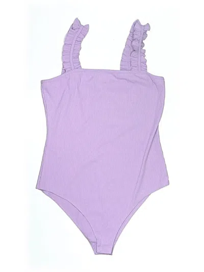 Pre-owned Gilli Bodysuit In Purple
