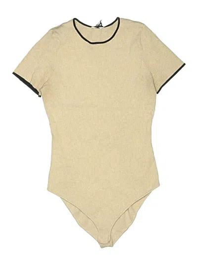 Pre-owned Gilli Bodysuit In Tan