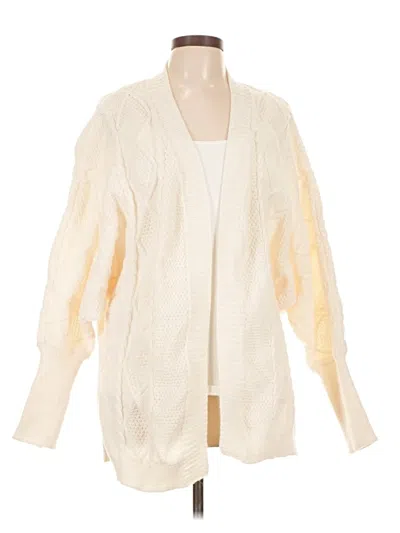 Pre-owned Gilli Cardigan Sweater In Ivory