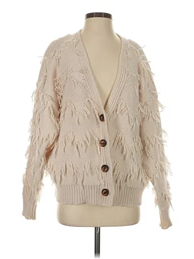 Pre-owned Gilli Cardigan Sweater In Tan