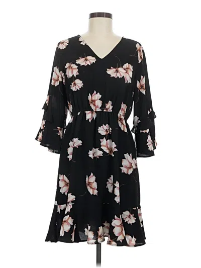 Pre-owned Gilli Casual Dress In Black