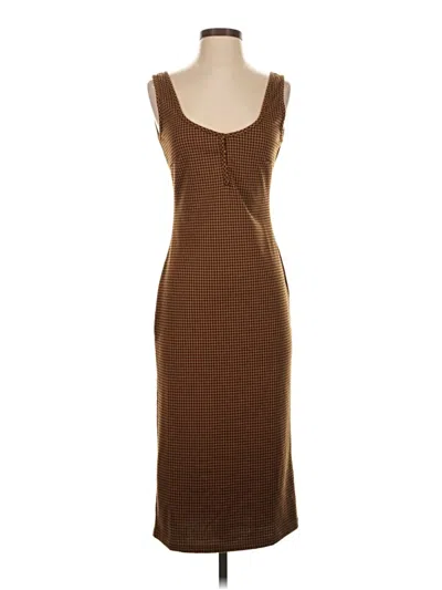 Pre-owned Gilli Casual Dress In Brown