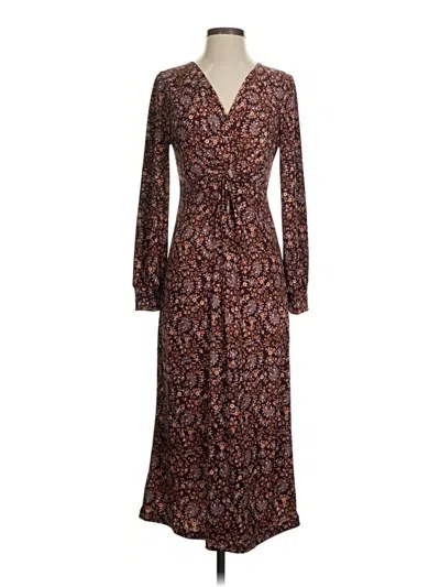 Pre-owned Gilli Casual Dress In Brown