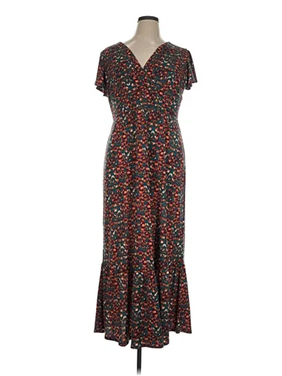 Pre-owned Gilli Casual Dress In Brown