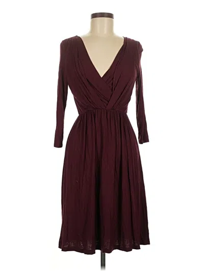Pre-owned Gilli Casual Dress In Burgundy