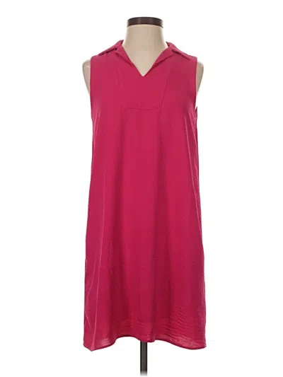 Pre-owned Gilli Casual Dress In Burgundy